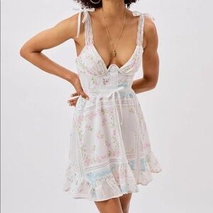 For Love and Lemons Shea Mini Dress XS